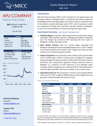 APU JSC - Equity Research Report