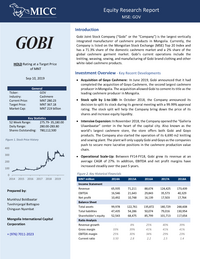 Gobi JSC - Equity Research Report